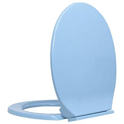 Toiletbril soft-close ovaal blauw