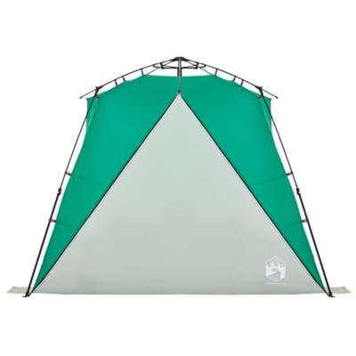 VidaXL Strandtent 4-persoons waterdicht snelontgrendeling zeegroen