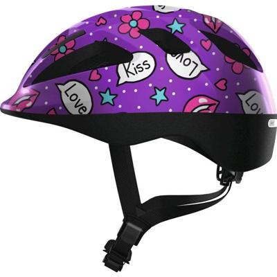Abus helm smooty 2.0 purple kisses m 50-55 cm Abus helm smooty 2.0 purple kisses m 50-55 cm