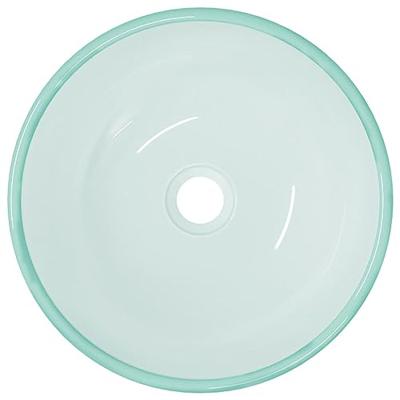 VidaXL Wasbak 35x12 cm gehard glas mat