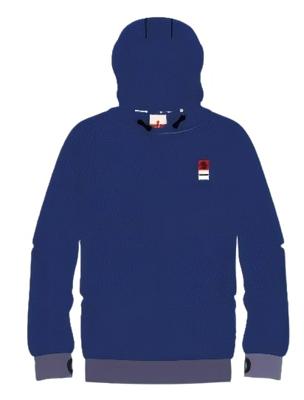 Vingino Essentials hoodie met biologisch katoen kobaltblauw