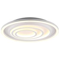 LED Plafondlamp - Plafondverlichting - Trion Kamaro - 40W - Dimbaar - Aanpasbare Kleur - Afstandsbediening - Rond - Mat Wit - Aluminium - thumbnail
