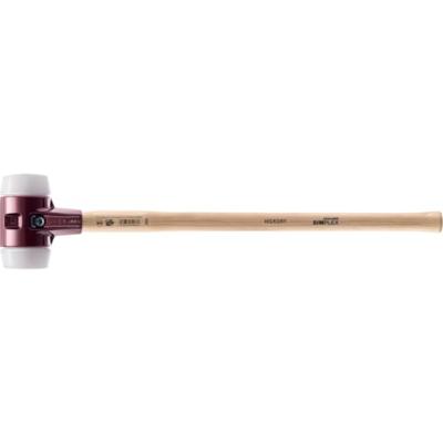 Halder Voorhamer | hoofd-d. 100 mm lengte 1000 mm | middelhard superplastic wit | hickory | 1 stuk - 3007.100 3007.100