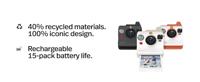 Polaroid Now Gen3 Camera Black Polaroidcamera Zwart Geïntegreerde accu - thumbnail