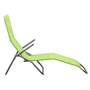 Ligbed Parma - olijfgroen - 150x60x101 cm