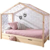 Vipack Dallas Huisbed 90x200 Naturel met Textielset - thumbnail