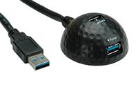VALUE USB 3.2 Gen 1 docking kabel, koepel, zwart, 1,5 m - thumbnail