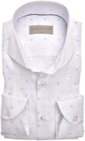 John Miller Overhemd Wit Circle Print Oxford Cutaway Tailored Fit - thumbnail