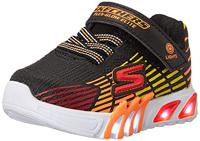 Skechers Flex-Glow Elite 400135N/BKMT Zwart / Oranje-21 maat 21 - thumbnail