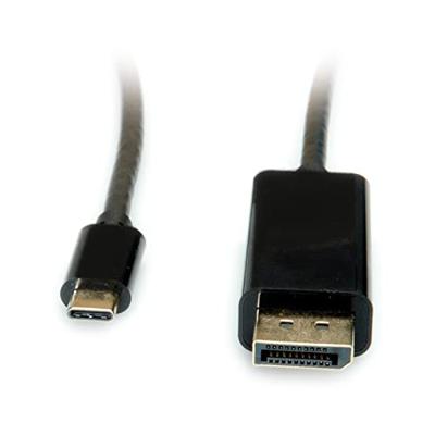 Value 11.99.5845 USB-C-displaykabel USB-C / DisplayPort Adapterkabel USB-C stekker, DisplayPort-stekker 1.00 m Zwart Value 11.99.5845 USB-C-displaykabel USB-C / DisplayPort Adapterkabel USB-C stekker, DisplayPort-stekker 1.00 m Zwart
