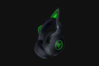 Razer Kraken Kitty V2 BT - Draadloze Bluetooth RGB Headset met Kitty-oortjes voor gamen en streamen (325g, TriForce 40mm Drivers, Bluetooth 5.2, ruisonderdrukkende microfoons) Zwart - thumbnail