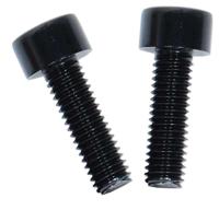 Radon 1 pair of aluminum bottle cage bolts black - thumbnail