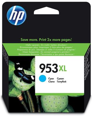HP Inktcartridge 953XL Origineel Cyaan F6U16AE Inkt
