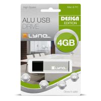 Xlyne ALU USB-stick 4 GB Aluminium 177555 USB-A 2.0 - thumbnail