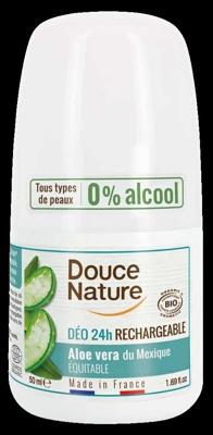 Douce Nature Deodorant roll on aloe hervulbaar 50 Gram