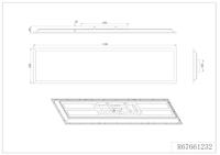 Trio PlafonniereBeta 119,5cm zwart - R67661232 - thumbnail