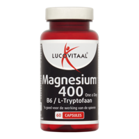 Lucovitaal Magnesium 400 met B6 en L-Tryptofaan 60 Capsules - thumbnail