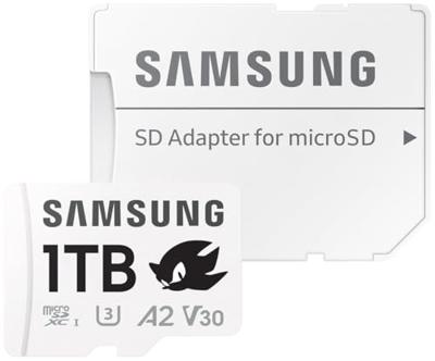 Samsung Sonic the Hedgehog PRO Plus microSD Card 1TB Micro SD-kaart Zwart - thumbnail