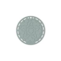 LE CREUSET - Siliconen - Onderzetter 20cm Sea Salt Bloem - thumbnail