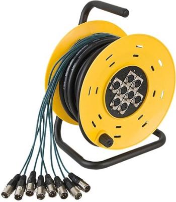 DAP DAP Python 8 Stagewheel 8x XLR, 16 meter
