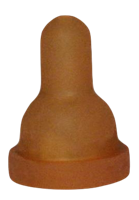 Lambar speen geel/bruin kort model - thumbnail