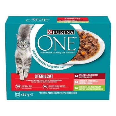 PURINA One Sterilcat mix smaken - natvoer voor katten - 12 x 85g