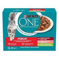PURINA One Sterilcat mix smaken - natvoer voor katten - 12 x 85g - thumbnail