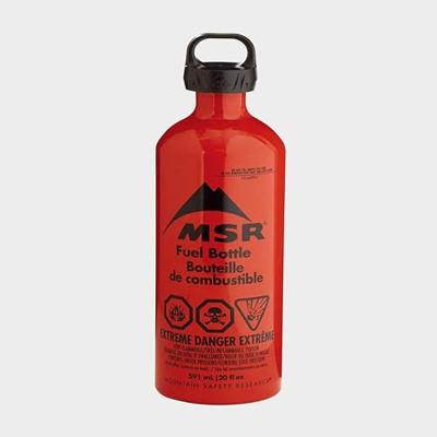 MSR Fuel Bottle Voor Vloeibaar Brandstof Fornuis Rood 591ml