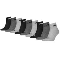 Puma Quartersokken Cushioned New Generation 9-pack Grey Melange-39/42 - thumbnail
