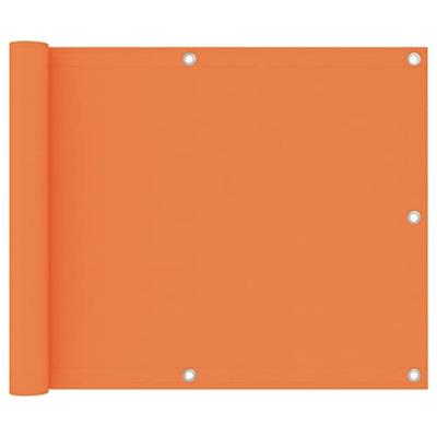 VidaXL Balkonscherm 75x500 cm oxford stof oranje