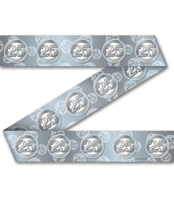 Afzetlint 25 Jaar Zilver (12m)
