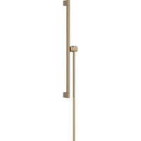Hansgrohe Unica glijstang S Puro 65 cm met easy slide schuifstuk en Isiflex doucheslang 160 cm, Brushed Bronze - thumbnail