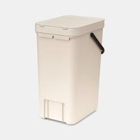 Brabantia Sort & Go afvalemmer 16 liter Soft Beige - thumbnail