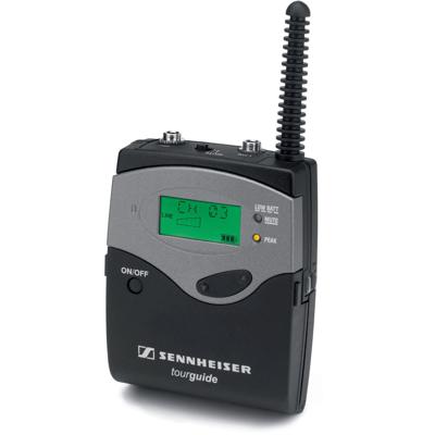 Sennheiser SK 2020-D bodypack zender voor Tourguide systeem Sennheiser SK 2020-D bodypack zender voor Tourguide systeem