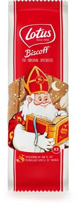 Lotus speculoos Sinterklaas, pak van 2 stuks van 42,5 g
