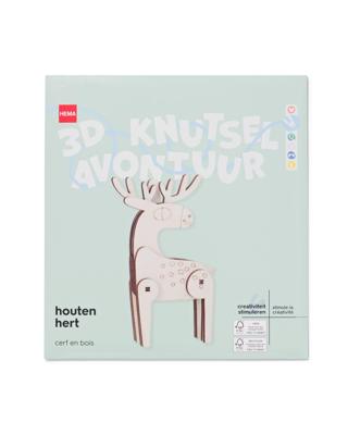 HEMA Bouwplaat houten hert