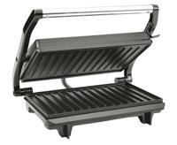 Tristar gr-2650 contactgrill zwart/rvs 700w - thumbnail