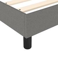 Boxspringframe stof donkergrijs 80x200 cm - thumbnail