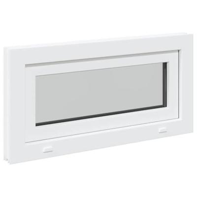 Kelderraam "RISOR" 80x40 cm Kantelbaar 3 Glas wit