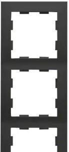 PEHA Badora MAT ZWART 4 voudig afdekraam - 4603680