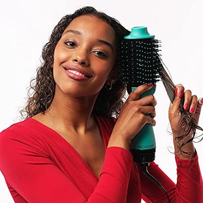REVLON Teal Blue Droog- en stylingborstel - Ionische technologie - 2 snelheden - Blauw