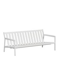 Ethnicraft 2-zits Tuinbank 'Jack' Aluminium, kleur Wit - thumbnail