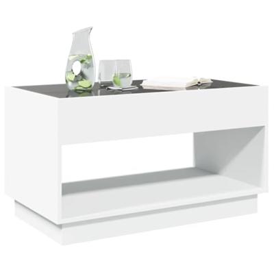 Salontafel met Infinity LED 90x50x50 cm wit Salontafel met Infinity LED 90x50x50 cm wit