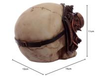 Steampunk Schedel Hoofd Woonaccessoire - thumbnail