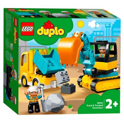 LEGO DUPLO - Truck & Graafmachine met rupsbanden Constructiespeelgoed