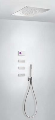 Tres Shower Technology digitale inbouwthermostaat met regendouche en massagejets