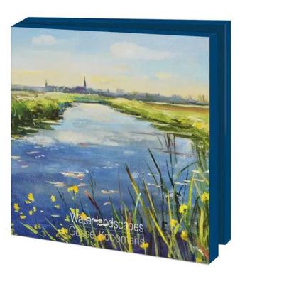 Kaartenmapje Water landscapes, Gosse Koopmans 10 Stuks