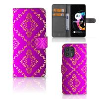 Wallet Case Motorola Edge 20 Lite Barok Roze | Portemonnee hoesje - thumbnail
