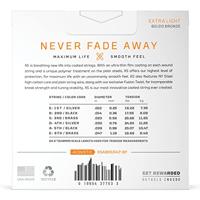 D&apos;Addario XSABR1047-3P XS 80/20 Bronze Coated 10-47 snaren voor westerngitaar (3 sets) - thumbnail