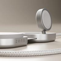 ZENS Inductie lader 20 W ZECC07W ZECC07W/00 Uitgangen Qi-standaard, Apple MagSafe, USB-C Wit - thumbnail